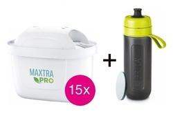 Brita Maxtra PRO Pure Performance 15ks + láhev Active zdarma