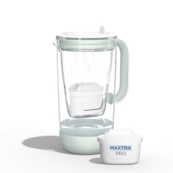 Filtrační konvice BRITA One (skleněná; 2,5 l), světle zelená