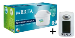 Brita Maxtra PRO Pure Performance 6pack + náhradní Memo bílé zdarma