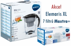 Brita Elemaris XL METER černá + 7x Maxtra+ 