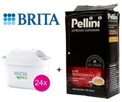 Brita Maxtra PRO Pure Performance 24ks + káva Pellini zdarma
