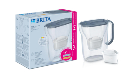 Brita filtrační konvice Style Essential 2,4l šedomodrá + (2 filtry) PO+PL