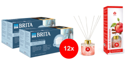 Filtr BRITA Maxtra PRO Pure Performance – 12 ks + difuzér ARÔME (jablko a skořice)