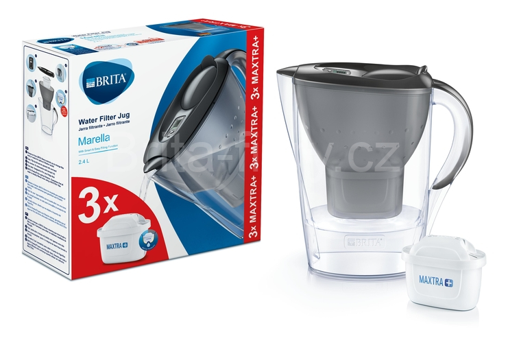 Brita Marella cool černá + 3x Maxtra+